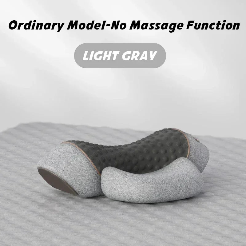 Electric Massager Cervical Pillow Hot Compress Vibration Massage Neck Traction Relax Sleeping Memory Foam Pillow Spine Support