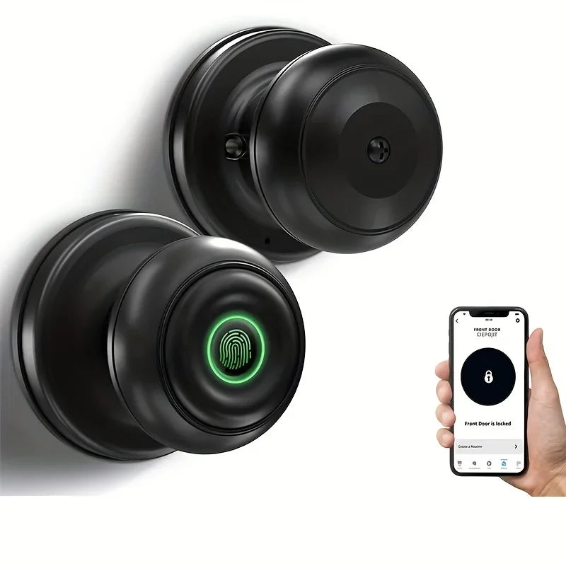 Smart Door Knob, Fingerprint Door Lock