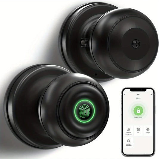 Smart Door Knob, Fingerprint Door Lock
