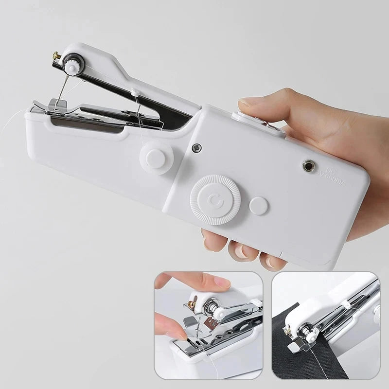 Electric Sewing Machine Mini Handheld Automatic Sewing Machine DIY Manual Tailoring Tool