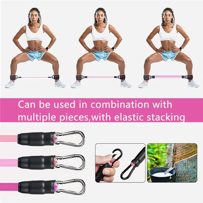 Elastic  Band Set Ankle Straps Workout Exercise Fitness Equipment 